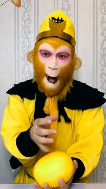 吃瓜悟空图片,揭秘猴王背后的悠闲生活